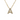 Diamond Block Initial Necklace