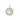 Diamonds & Tsavorite Round Mother of Pearl Charm