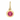 Bezel Ruby Charm