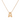 Block Gold Initials Necklace