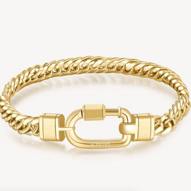 Yellow Curb chain bracelet