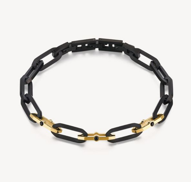 Black Gold Links Bracelet
