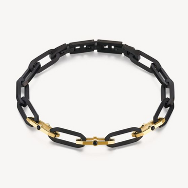Black Gold Links Bracelet