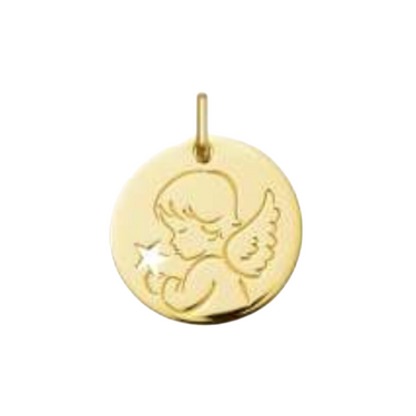 Baby Angel & Star Medal
