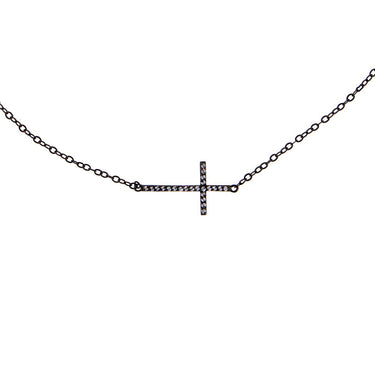 Sparkling Oxy Cross Necklace