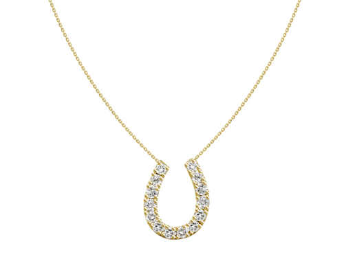 Diamond Small Horseshoe Necklace