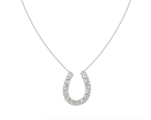 Diamond Small Horseshoe Necklace