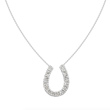 Diamond Small Horseshoe Necklace