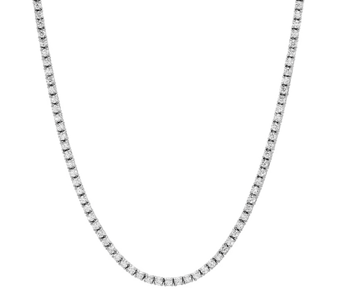 Classic Diamond Tennis Necklace