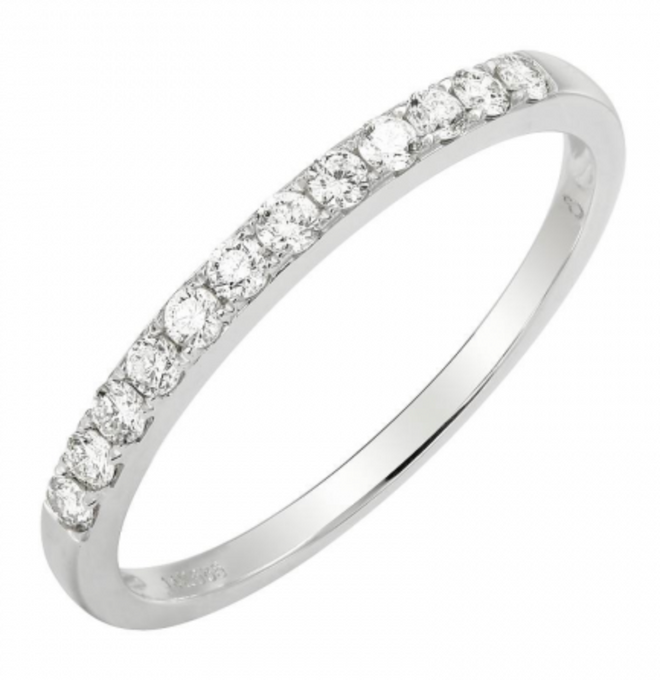 .22CT TW Diamond Wedding Band