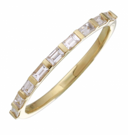 .38CT Baguettes Wedding Band