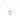 Diamond Enamel Outline Heart Necklace