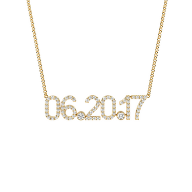 14K DATE NECKLACE