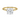 2.03CT Round Diamond Mounted In Yellow Gold Band