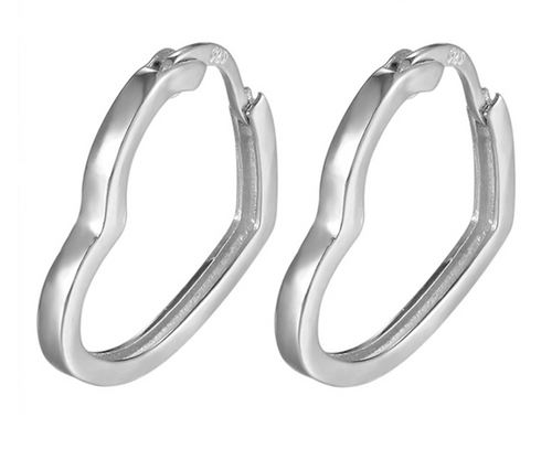 Heart Shape Mini Hoops