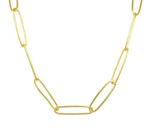 Elongated Paperclip Chain