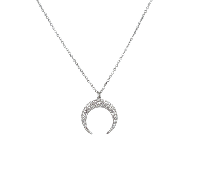 Wishbone Pavé Necklace