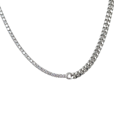 Buttercup Diamond Statement Tennis Necklace with Extenders – 770 Fine  Jewelry