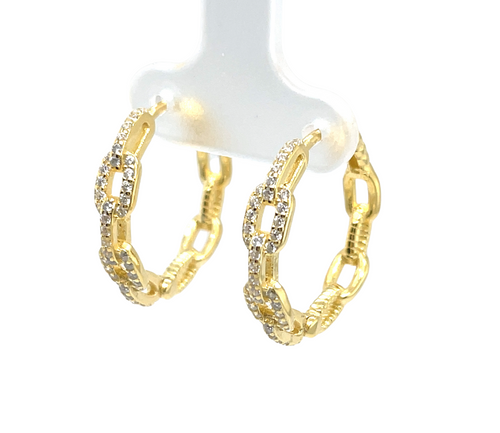 Sparkling Links Hoops