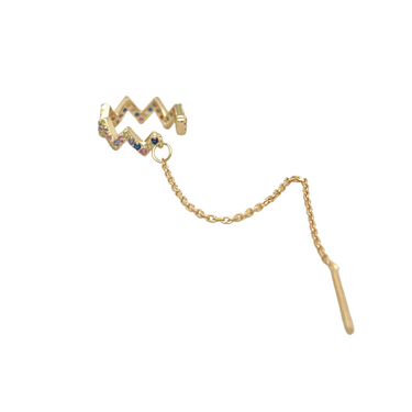 ZigZag Sparkling Ear Cuff