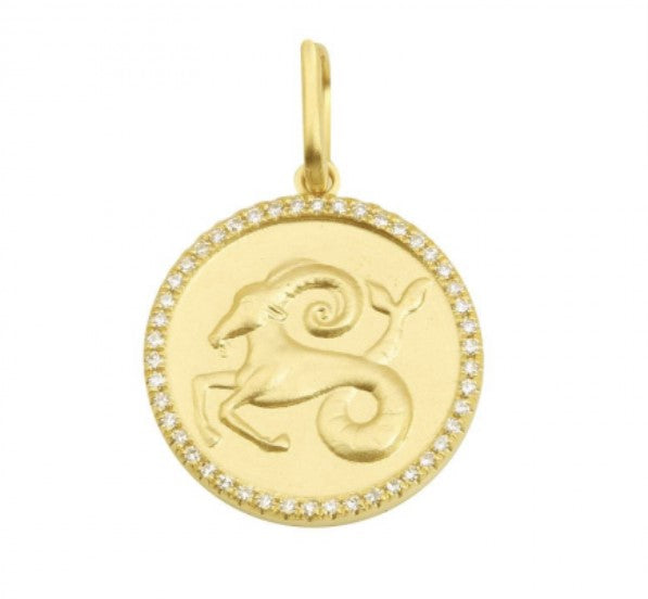 Zodiac Medallion Pendant