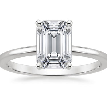 5.06CT Emerald Cut Solitaire Ring