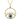 Diamond Turquoise Evil Eye Necklace