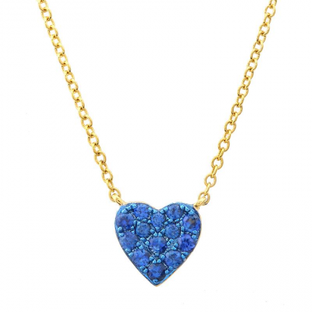 Gemstone Heart Necklace