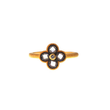 Small Black Morocco Ring
